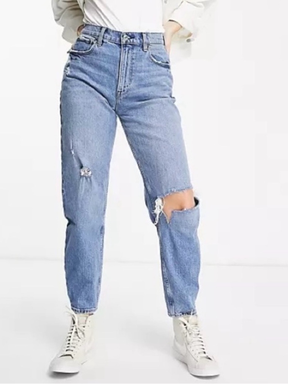 Abercrombie The 80’s High Rise Curve Love Jean 33/16R
